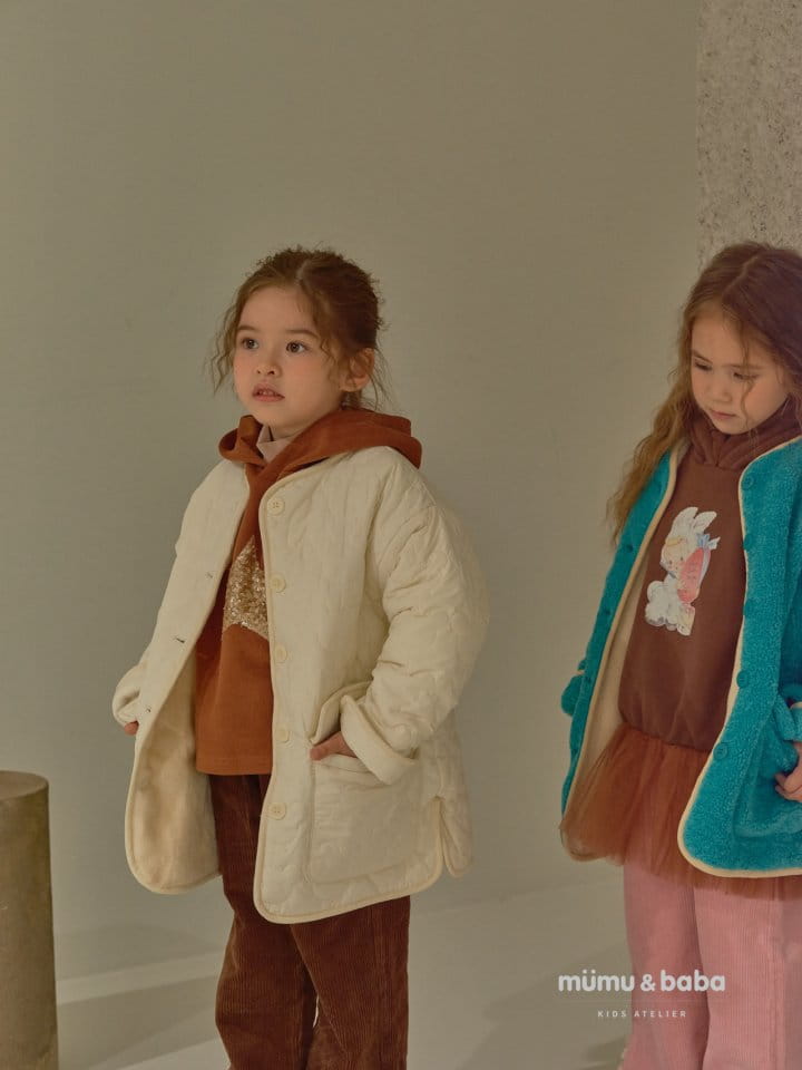 Mumunbaba - Korean Children Fashion - #todddlerfashion - M Quilting Jumper - 12