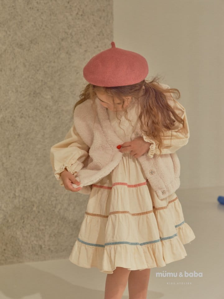 Mumunbaba - Korean Children Fashion - #toddlerclothing - Mongle Heart Vest - 12