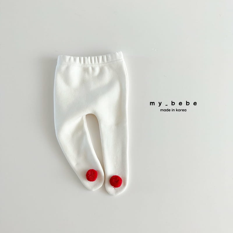 My Bebe - Korean Baby Fashion - #babyboutique - Velvet Foot Leggings - 12
