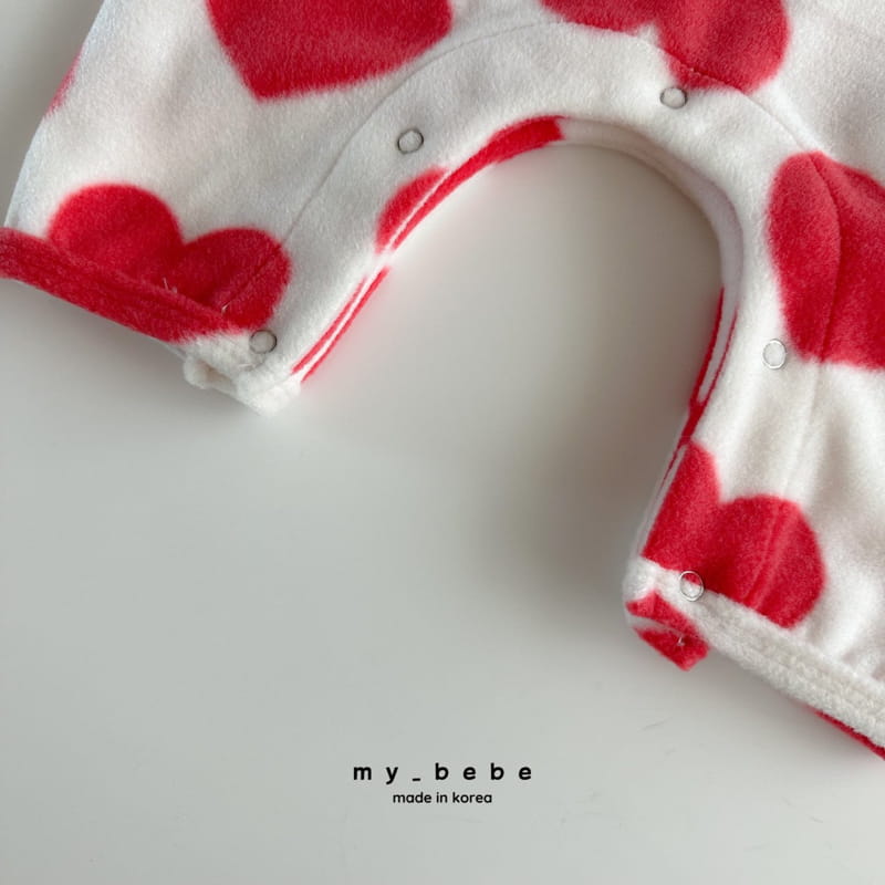 My Bebe - Korean Baby Fashion - #babyboutique - Fleece Bodyusit - 8