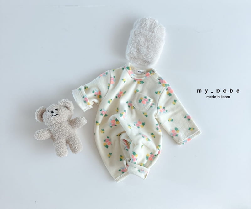 My Bebe - Korean Baby Fashion - #babyboutiqueclothing - Fleece Bodyusit - 9