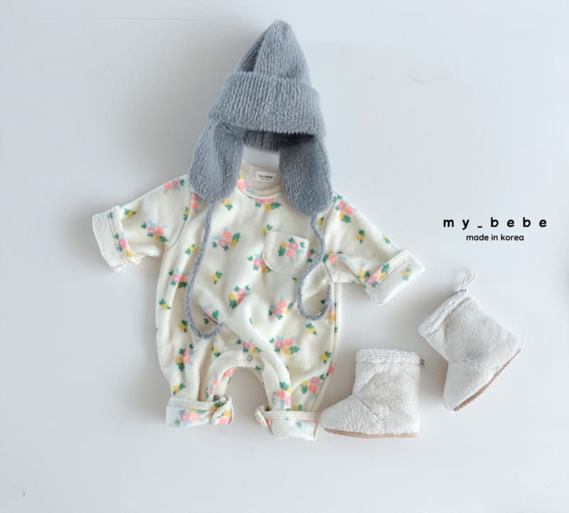 My Bebe - Korean Baby Fashion - #babyclothing - Fleece Bodyusit - 10