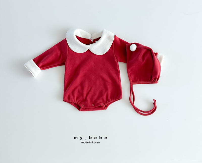 My Bebe - Korean Baby Fashion - #babyoutfit - Christmas Bodysuit Set - 7