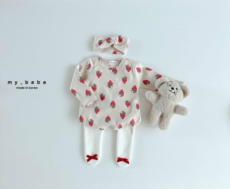 My Bebe - Korean Baby Fashion - #babyoutfit - Velvet Foot Leggings - 6