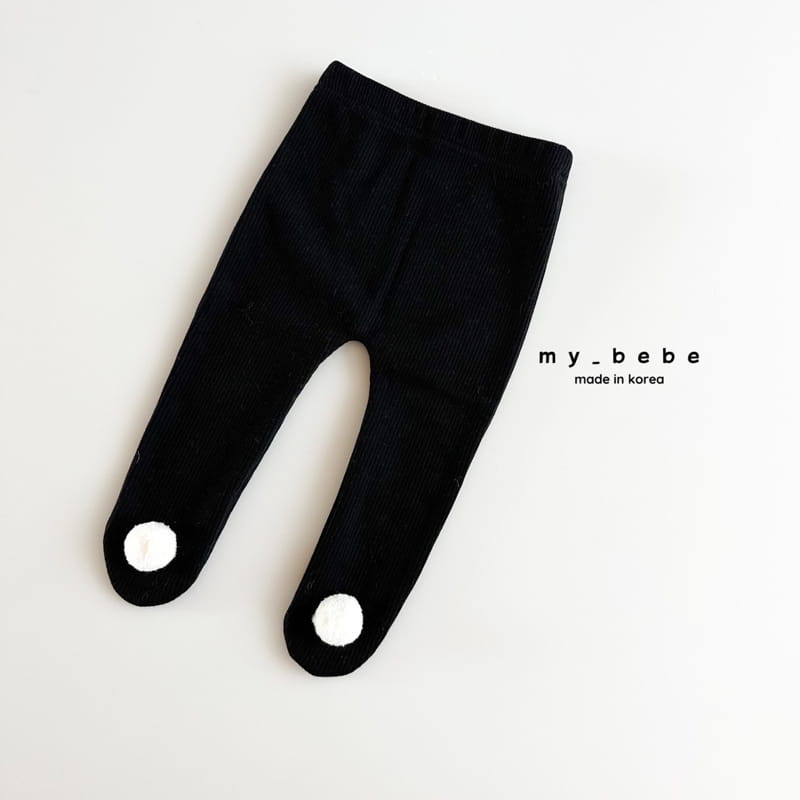 My Bebe - Korean Baby Fashion - #onlinebabyshop - Winter Foot Leggings - 9