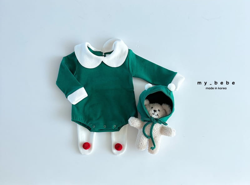 My Bebe - Korean Baby Fashion - #smilingbaby - Christmas Bodysuit Set - 12
