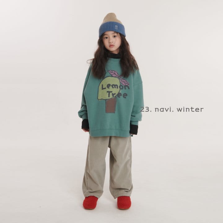 Navi - Korean Children Fashion - #Kfashion4kids - Lemon Sweatshirt - 7