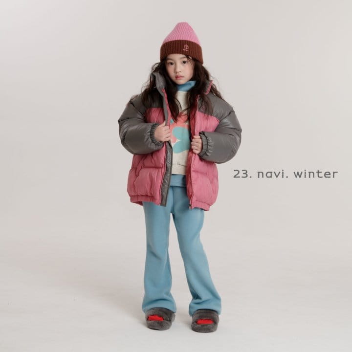 Navi - Korean Children Fashion - #childrensboutique - Milk Padding Jumper - 2