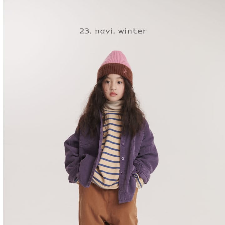 Navi - Korean Children Fashion - #childrensboutique - Bbosong Beanie - 4