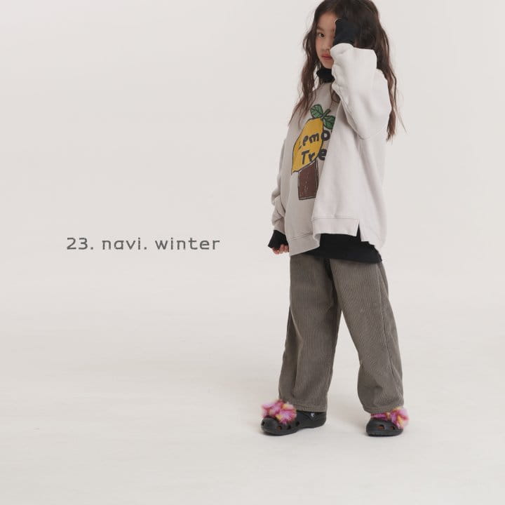 Navi - Korean Children Fashion - #designkidswear - Lemon Sweatshirt