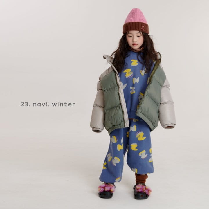 Navi - Korean Children Fashion - #kidsshorts - Milk Padding Jumper - 6