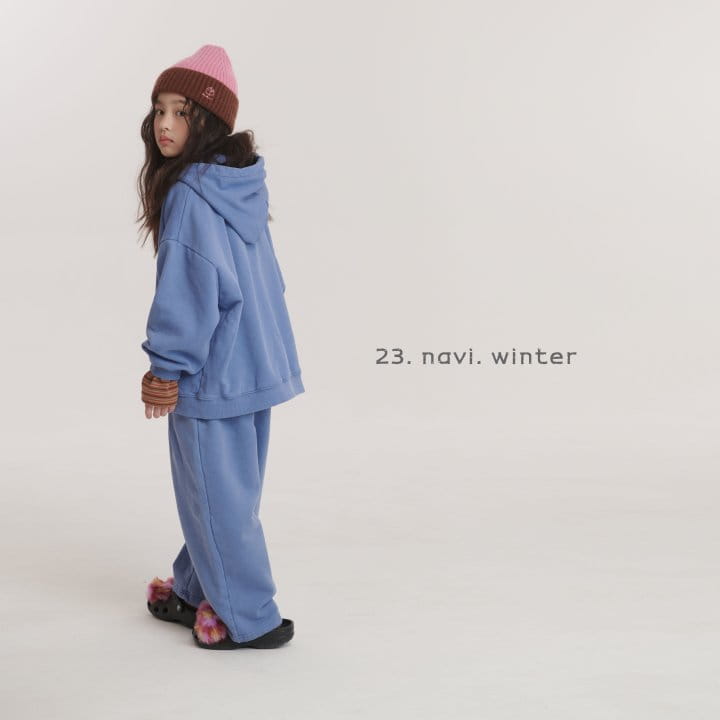 Navi - Korean Children Fashion - #littlefashionista - Green Hoody Tee - 3