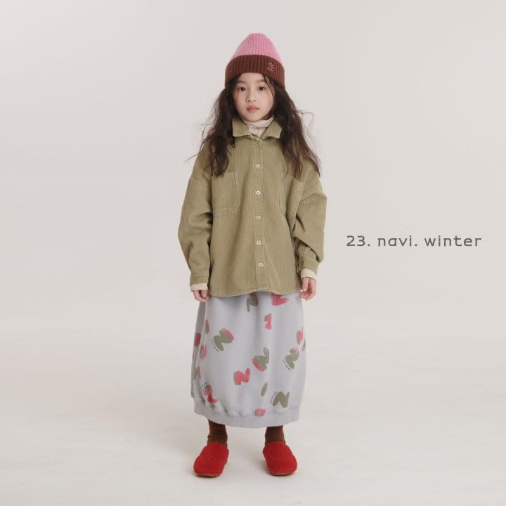Navi - Korean Children Fashion - #magicofchildhood - Corduroy Shirt - 8