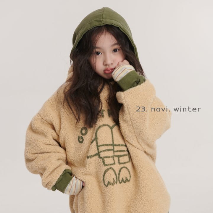 Navi - Korean Children Fashion - #magicofchildhood - Go To The Hoody Tee - 5