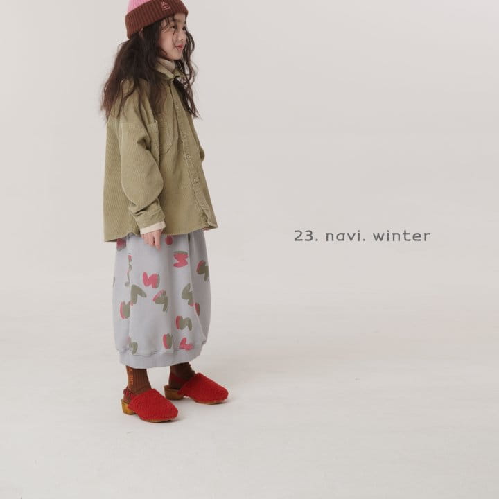 Navi - Korean Children Fashion - #minifashionista - Corduroy Shirt - 9