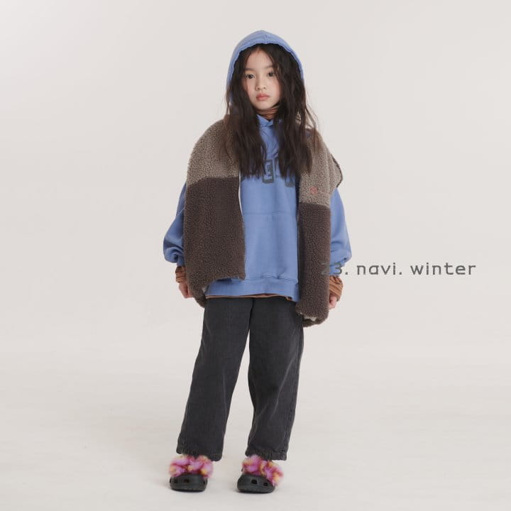 Navi - Korean Children Fashion - #minifashionista - Green Hoody Tee - 5