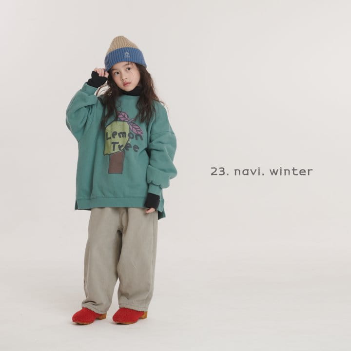 Navi - Korean Children Fashion - #prettylittlegirls - Lemon Sweatshirt - 11