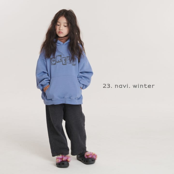 Navi - Korean Children Fashion - #stylishchildhood - Green Hoody Tee - 9