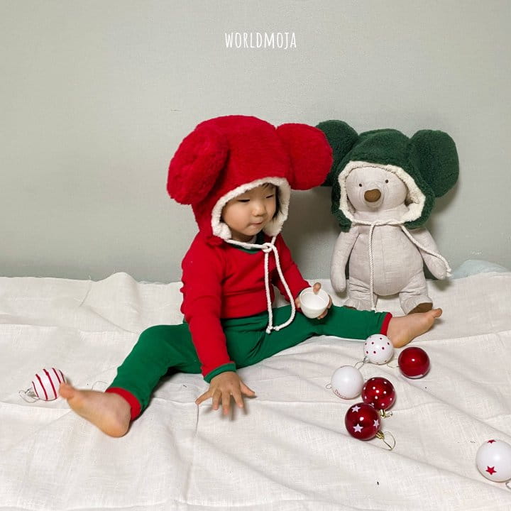 New World - Korean Children Fashion - #childofig - Christmas BearBbogle Hat - 7