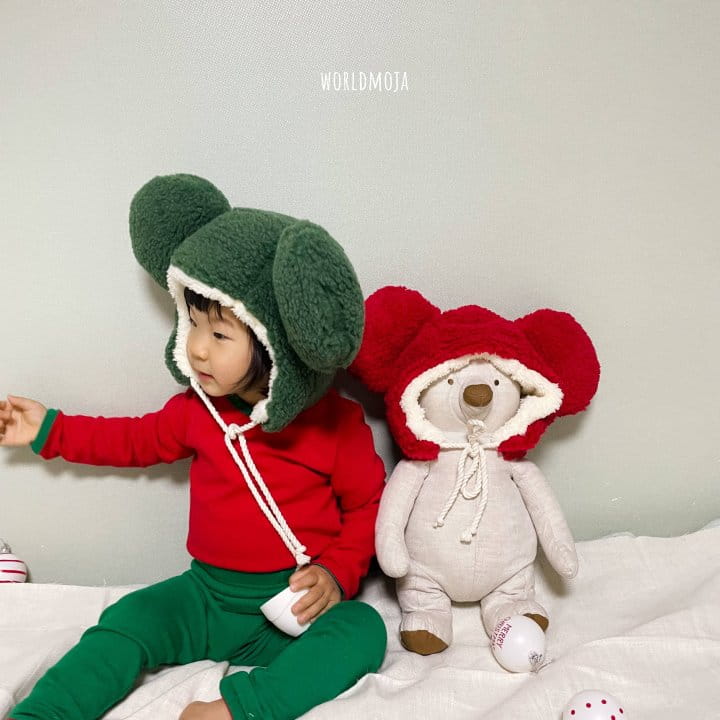 New World - Korean Children Fashion - #littlefashionista - Christmas BearBbogle Hat - 4