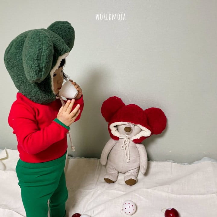 New World - Korean Children Fashion - #minifashionista - Christmas BearBbogle Hat - 5