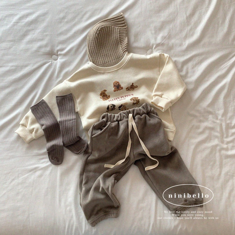 Ninibello - Korean Children Fashion - #childofig - Cozy Veloure Pants - 10