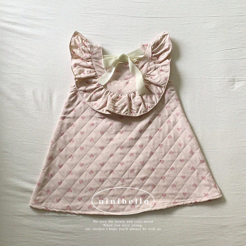 Ninibello - Korean Children Fashion - #childrensboutique - Velvet Ribbon One-piece - 8