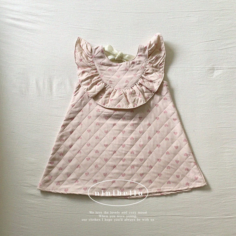 Ninibello - Korean Children Fashion - #designkidswear - Velvet Ribbon One-piece - 9