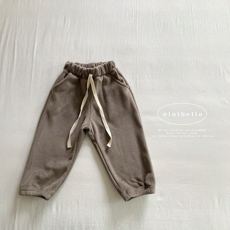 Ninibello - Korean Children Fashion - #kidsstore - Cozy Veloure Pants - 3