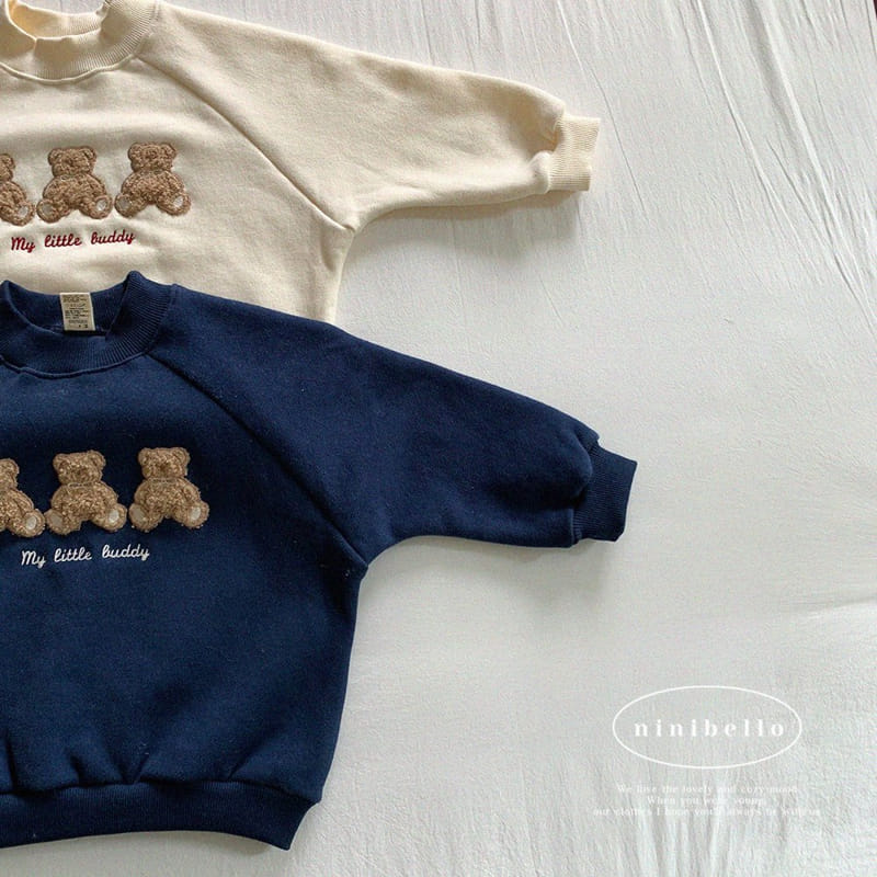 Ninibello - Korean Children Fashion - #kidsstore - Bear Three Sweatshirt - 6