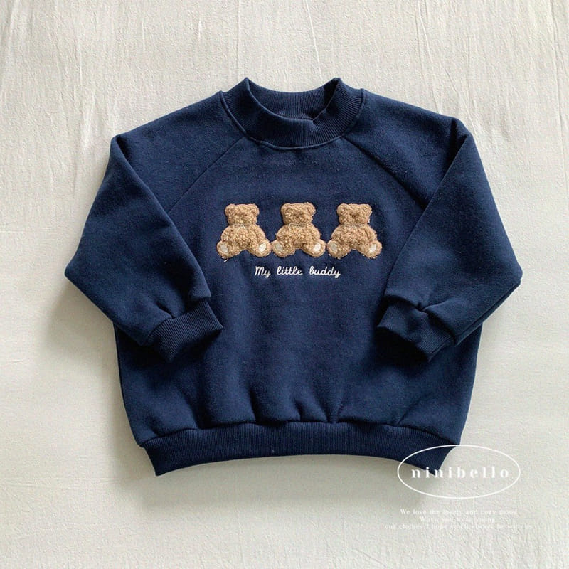Ninibello - Korean Children Fashion - #kidzfashiontrend - Bear Three Sweatshirt - 7