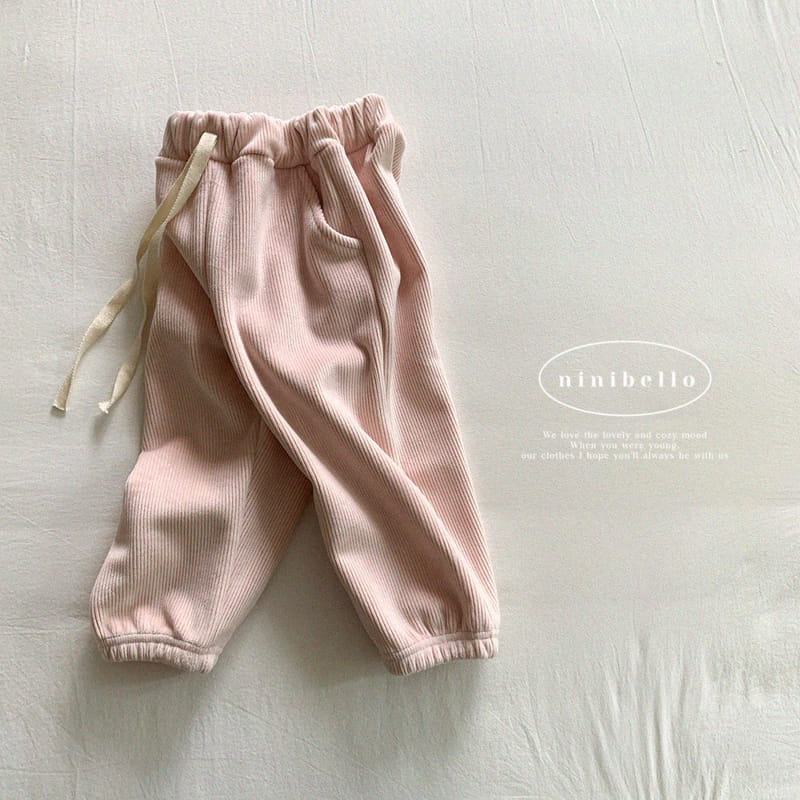 Ninibello - Korean Children Fashion - #littlefashionista - Cozy Veloure Pants - 6