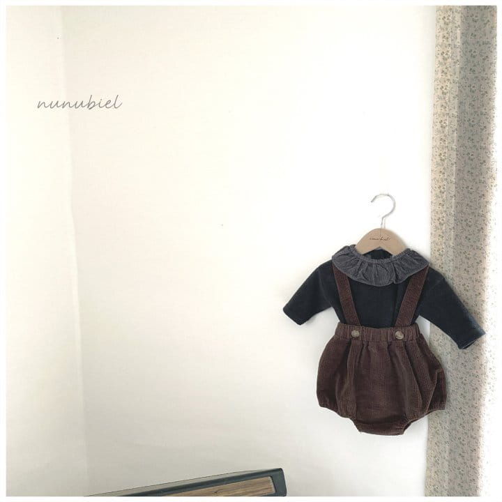 Nunubiel - Korean Baby Fashion - #babyfever - Bebe Embo Rib Romper - 8