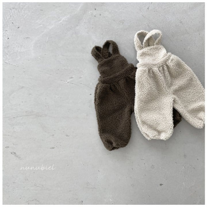 Nunubiel - Korean Baby Fashion - #babyootd - Bebe Mongsil Dungaree Pants - 3