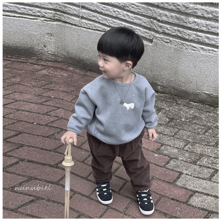Nunubiel - Korean Children Fashion - #prettylittlegirls - Kid Embo Rib Pants - 8