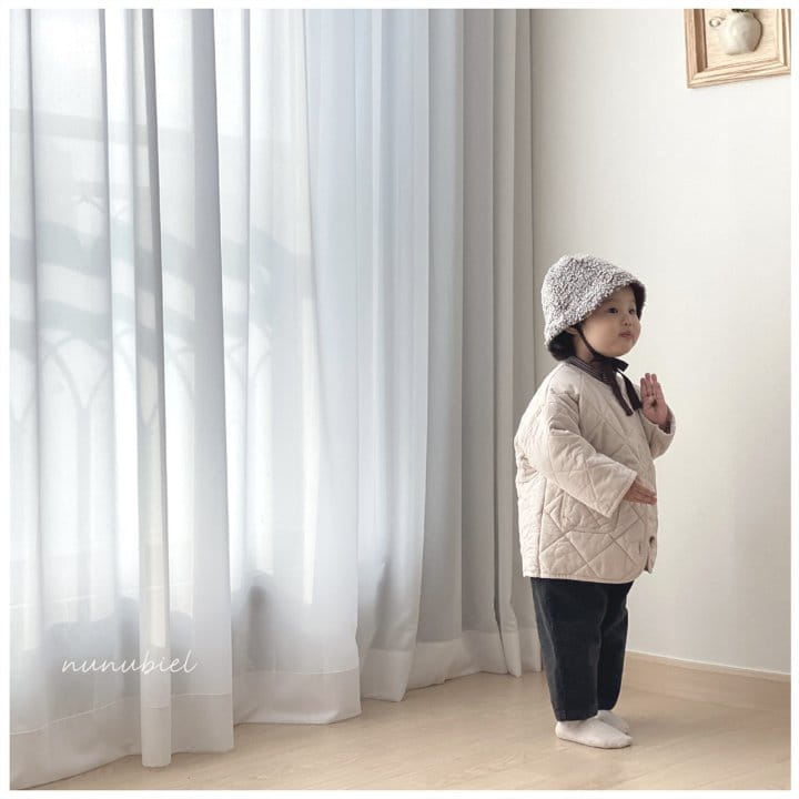 Nunubiel - Korean Children Fashion - #toddlerclothing - Kid Embo Rib Pants - 10