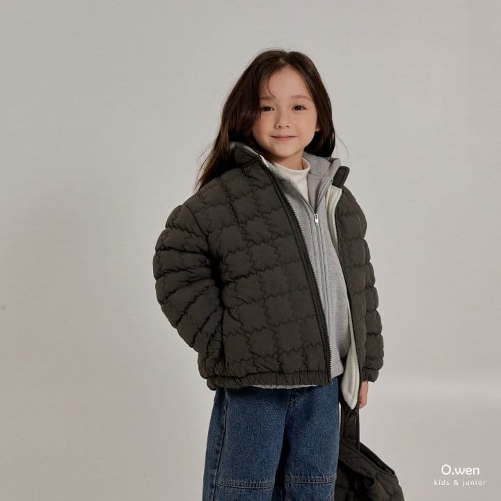O Wen - Korean Children Fashion - #kidsshorts - Wave Quilting Jumper - 6
