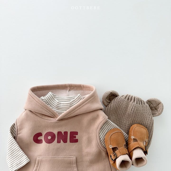Oott Bebe - Korean Baby Fashion - #babyboutique - Corn Bodysuit Muffler Set - 11