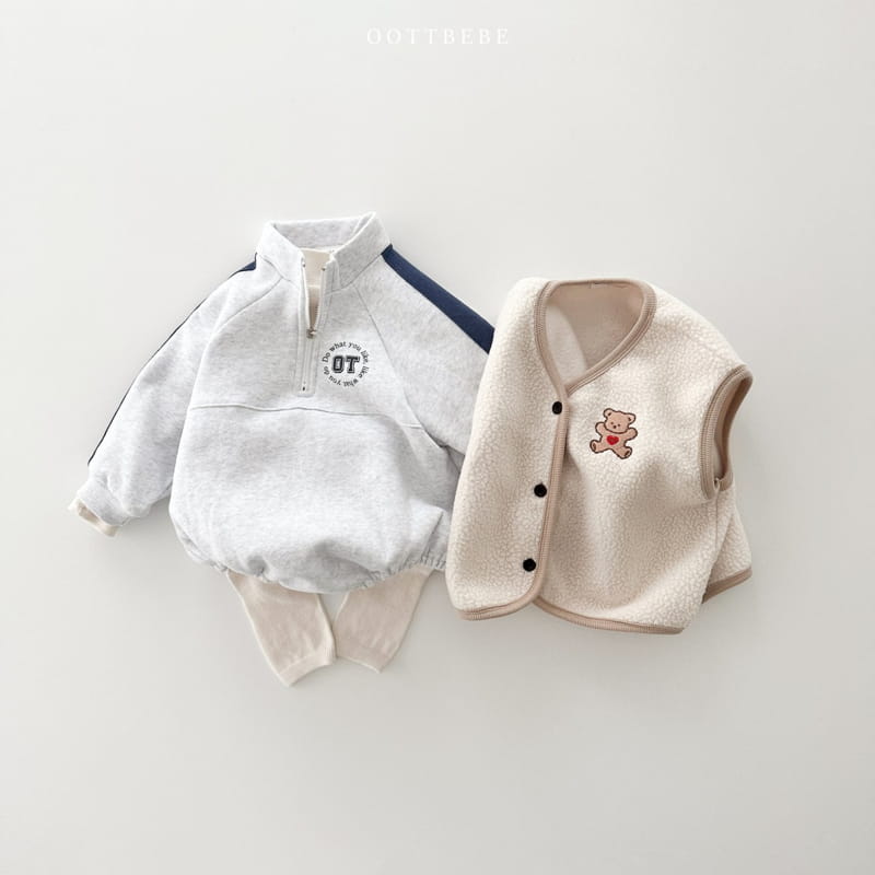 Oott Bebe - Korean Baby Fashion - #babyboutique - Circle Anorak Bodysuit - 6