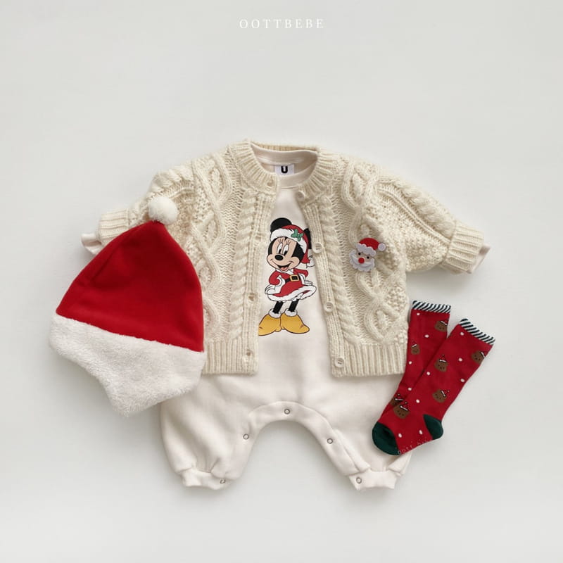 Oott Bebe - Korean Baby Fashion - #babyboutique - Christmas D Bodysuit - 5