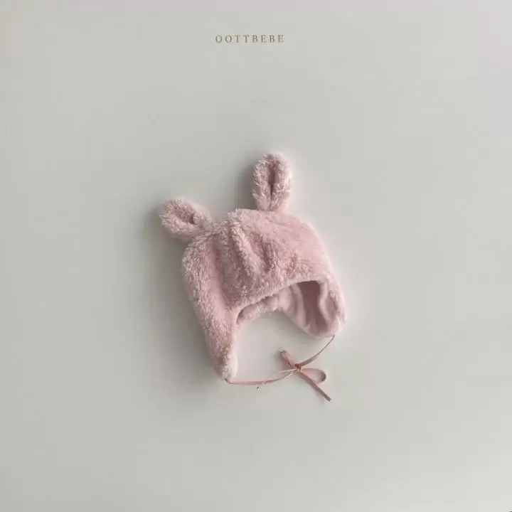 Oott Bebe - Korean Baby Fashion - #babyboutiqueclothing - Rabbit Fluffy Hat - 2