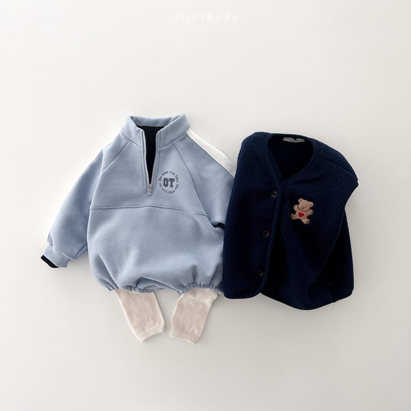 Oott Bebe - Korean Baby Fashion - #babyboutiqueclothing - Circle Anorak Bodysuit - 7