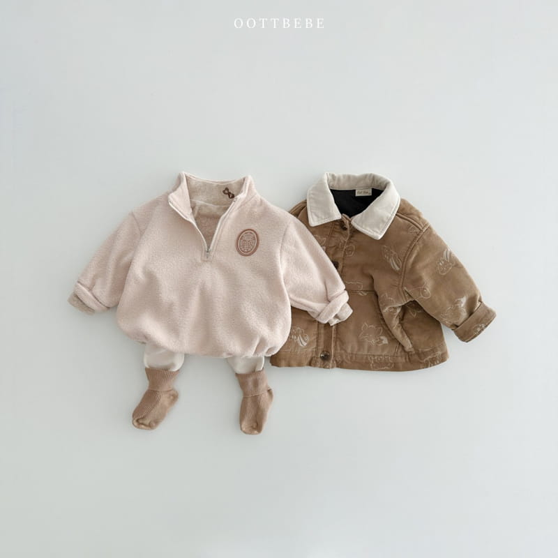 Oott Bebe - Korean Baby Fashion - #babyboutique - Roof Anorak Bodysuit - 4