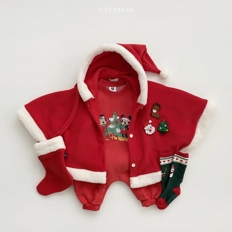 Oott Bebe - Korean Baby Fashion - #babyclothing - Christmas D Bodysuit - 7