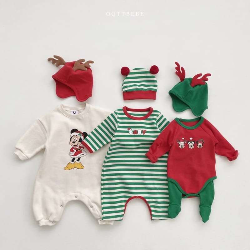 Oott Bebe - Korean Baby Fashion - #babyfever - Christmas D Bodysuit - 9