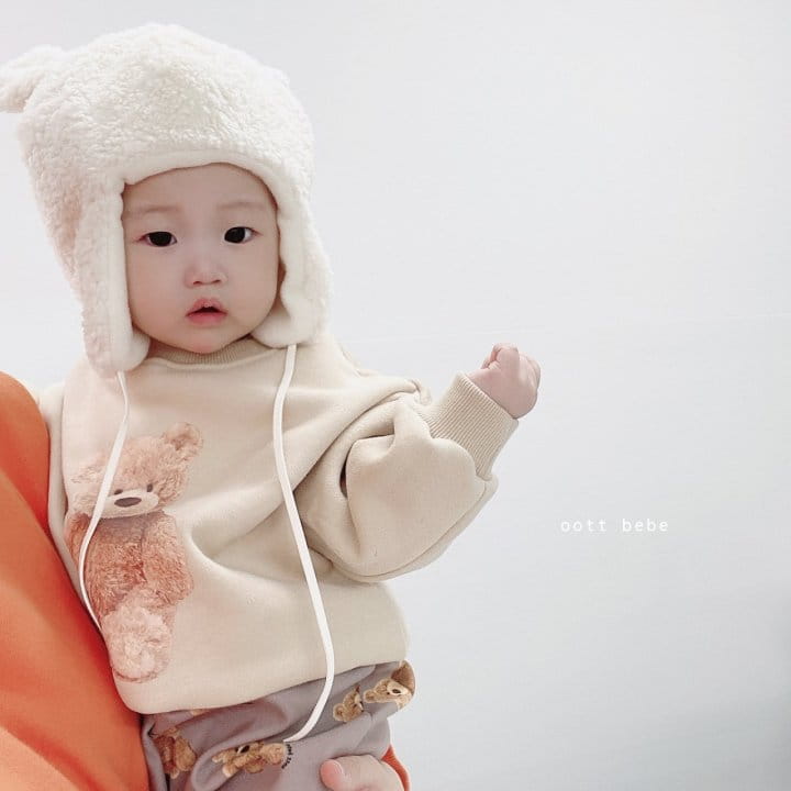 Oott Bebe - Korean Baby Fashion - #babygirlfashion - Rabbit Fluffy Hat - 6
