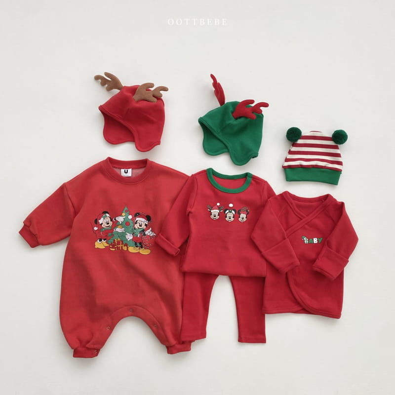 Oott Bebe - Korean Baby Fashion - #babylifestyle - Christmas D Bodysuit - 11