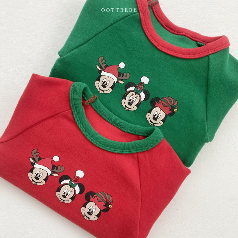 Oott Bebe - Korean Baby Fashion - #babyoninstagram - D Santa Bodysuit - 6