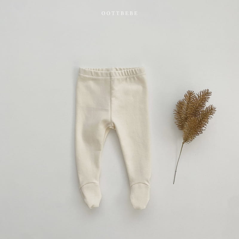 Oott Bebe - Korean Baby Fashion - #babyootd - Baby Foot Leggings