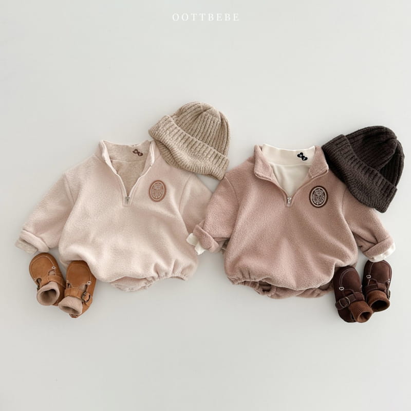 Oott Bebe - Korean Baby Fashion - #babyoutfit - Roof Anorak Bodysuit - 12